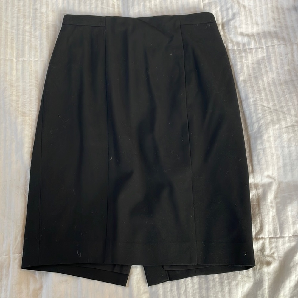 Ann Taylor Black Pencil Skirt 0P
